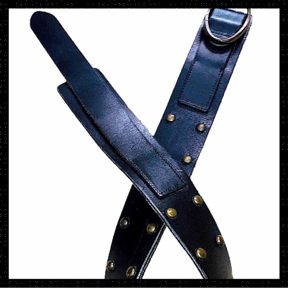 🖤 GAP Black leather studded belt - Picture 16 of 16